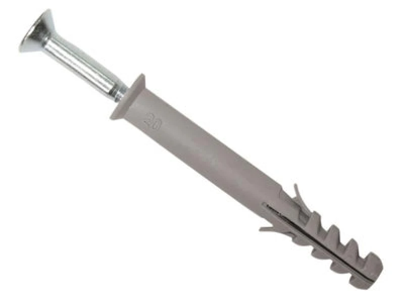 Image of Masonmate Durable Nylon Frame Fixings 8 X 60mm - Pack Of 100 For Secure Fastening