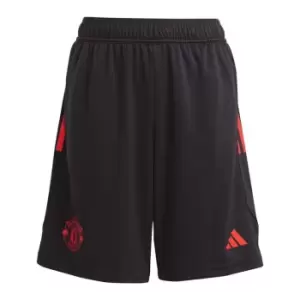 Image of adidas Manchester United Training Shorts 2023 2024 Juniors - Black
