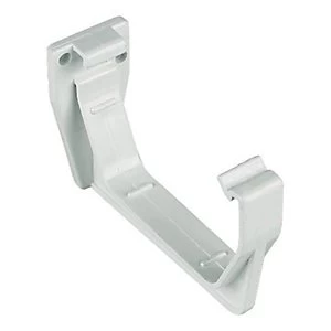 Image of FloPlast RKS1W Square Line Gutter Fascia Bracket - White Pack of 10