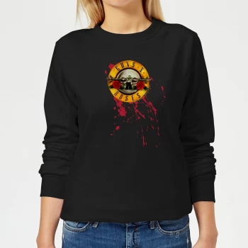 Image of Guns N Roses Bloody Bullet Womens Sweatshirt - Black - XXL