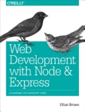 Image of web development with node and express leveraging the javascript stack
