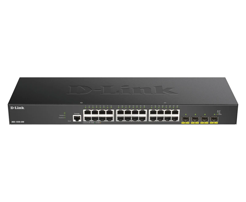 Image of D-Link 24-port Gigabit Smart Managed Switch with 4x 10G SFP+