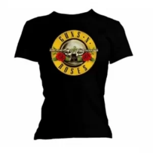 Image of Guns N Roses Classic Bullet Logo Skinny Blk TS: Small