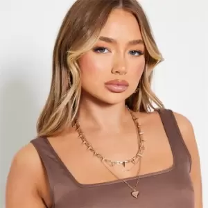 Image of I Saw It First Triple Layered Necklace - Gold