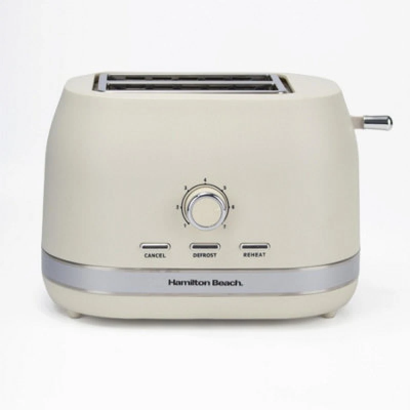 Image of Hamilton Beach Ella 2 Slice Matte Cream Toaster Cream unisex