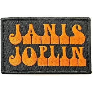 Image of Janis Joplin - Logo Standard Patch
