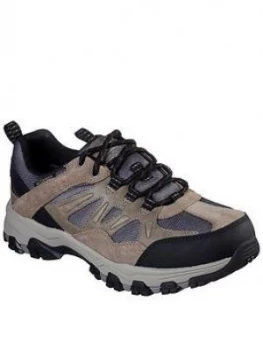 Image of Skechers Selmen Enago Waterproof Outdoor Trainers - Brown, Size 8, Men