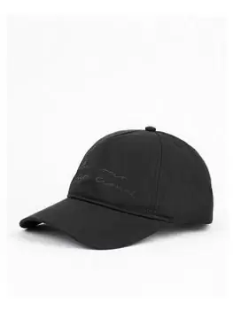 Image of Barbour Barbour International Script Logo Cap - Black, Women