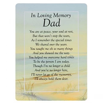 Image of Graveside Memorial Cards - Loving Memory Of Dad