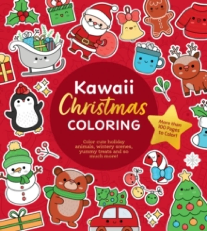 Image of Kawaii Christmas Coloring. Paperback. By Editors of Chartwell Books Books