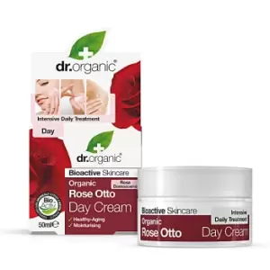 Image of Dr Organic Rose Otto Day Cream