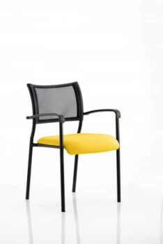 Image of Brunswick Bespoke Colour Seat Black Frame Senna Yellow