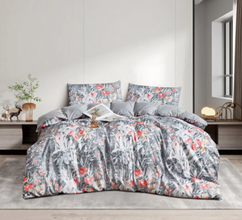 Image of Ezysleep Ezysleep Juliette Floral Printed Duvet Set Size: Double Multi Double Unisex 0721545336316