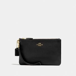 Image of Coach Small Wristlet Purse Black