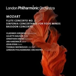 Image of Mozart Flute Concerto No 2/ by Wolfgang Amadeus Mozart CD Album