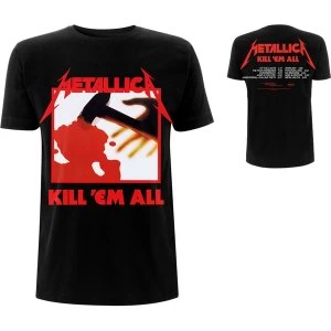 Image of Metallica - Kill 'Em All Tracks Mens Medium T-Shirt - Black