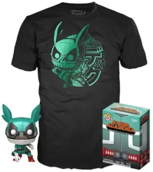 Image of My Hero Academia POP! & Tee Box Deku Size M