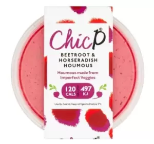Image of ChicP Beetroot & Horseradish Hummus 170g USE BY 05/05/22
