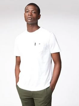 Image of Ben Sherman Spade Pocket Tee-White Size M Men