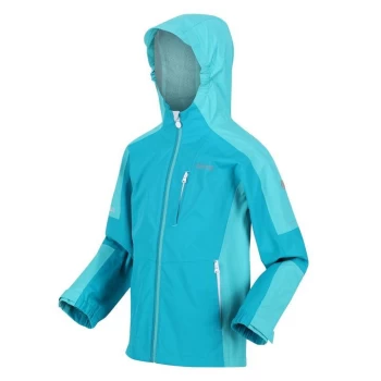 Image of Regatta Junior Calderdale II Waterproof Jacket - Enamel/Turqs