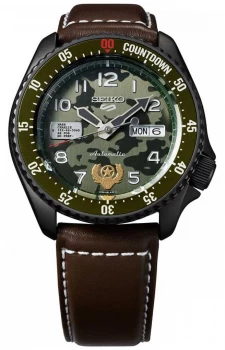 Image of Seiko 5 Sports Street Fighter V Limited Edition GUILE Watch