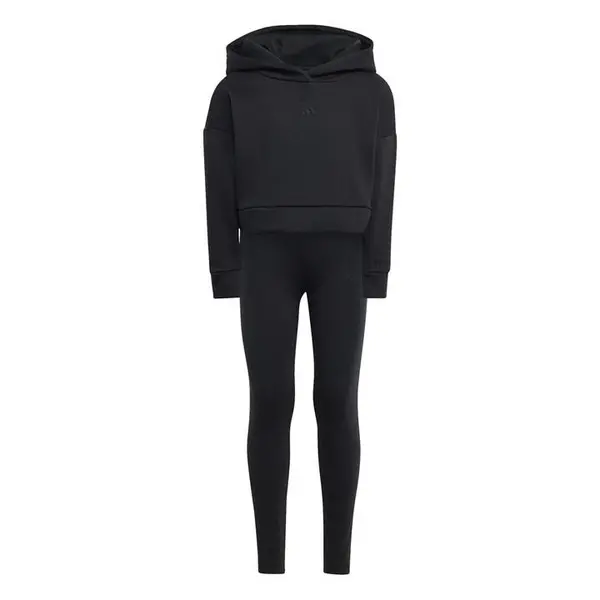 Image of adidas Hooded Fleece Tracksuit Babies - Black 3 - 4 Years