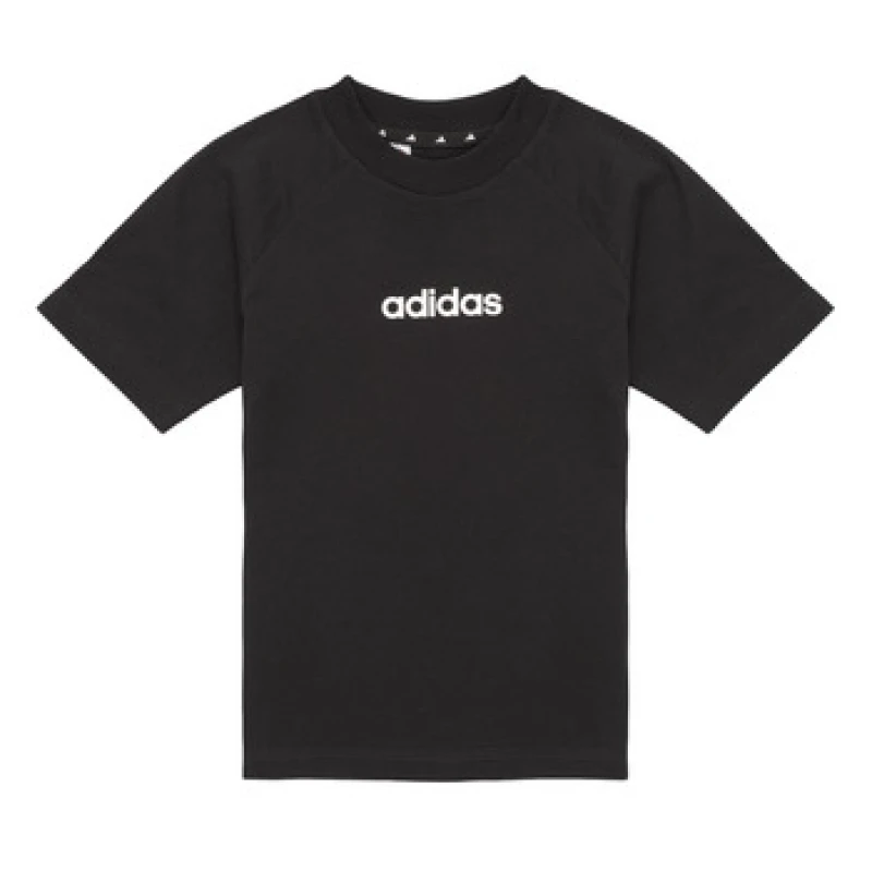 Image of adidas JC9753 boys's Children's T shirt in Black