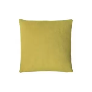 Image of Furn Kobe Velvet Cushion Cover (One Size) (Ochre Yellow) - Ochre Yellow