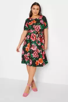 Image of Floral Skater Dress