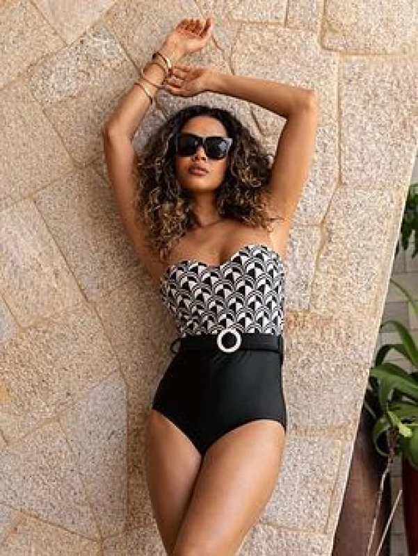 Image of Pour Moi? Pour Moi Casablanca Control Swimsuit Mono - Pour Moi? - Size: 18 Mono Female 18 IY13105