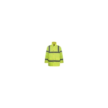 Image of Hi-vis Waterproof Coat CL3 (EN20471) Orange - M