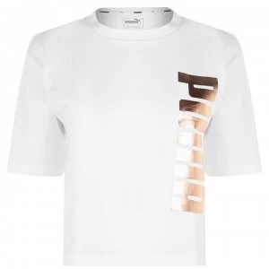 Image of Puma Holiday T-Shirt Ladies - White