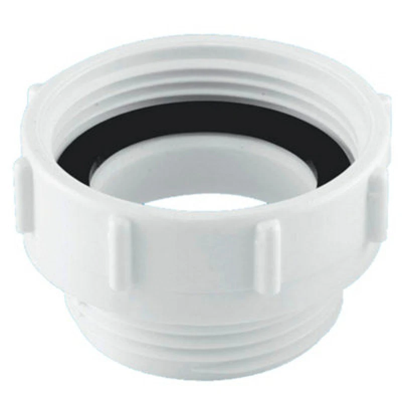 Image of McAlpine T12D 2" x 1.25" BSP Female x BSP Male Coupling White