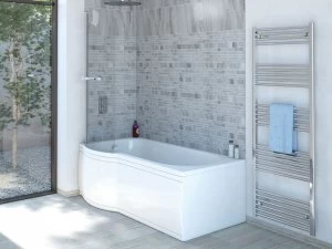 Image of Wickes P Shaped Front Bath Panel 1500 mm