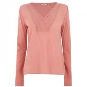 Image of Salsa V Neck Blouse - 2042