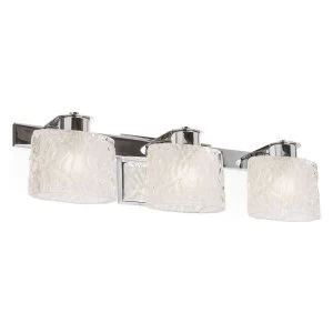 Image of 3 Light Above Mirror Light - Polished Chrome Finish IP44, G9