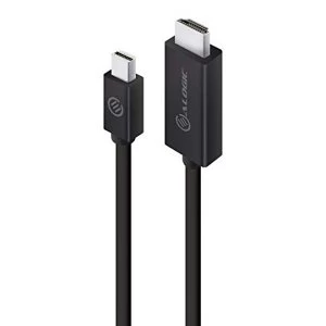 Image of ALOGIC Mini DisplayPort to HDMI Cable, Mini DP to HDMI Male to Male, Supports Full HD - 2M