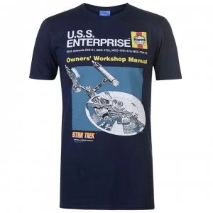 Image of Character TV Star Trek T Shirt Mens - Blue
