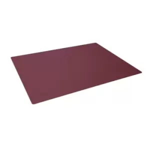 Image of Durable Desk Mat PP with Contoured Edges 650x500mm Red, Pack of 1