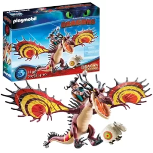 Image of Playmobil Dragon Racing: Snotlout and Hookfang (70731)