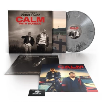 Image of Blanck Mass - Calm With Horses Black and White Vinyl