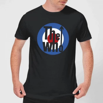 Image of The Who Target Mens T-Shirt - Black - 5XL