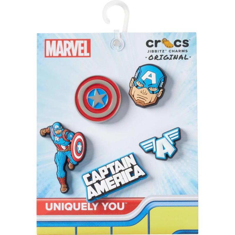 Image of Crocs Captain America 5Pck womens Aftercare kit in Multicolour