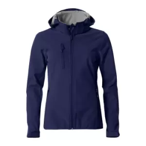 Image of Clique Womens/Ladies Plain Soft Shell Jacket (S) (Dark Navy)