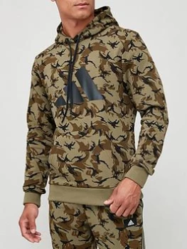 Image of adidas Future Icon Hoodie - Camo, Size S, Men