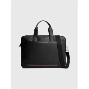 Image of Tommy Hilfiger Th Central Slim Computer Bag - Black