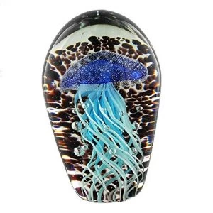 Image of Objets d'Art Paperweight - Blue Jellyfish