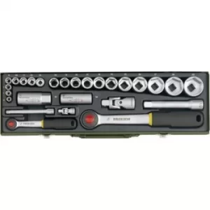 Image of Proxxon Industrial Bit set Metric 1/4 (6.3 mm), 1/2 (12.5 mm) 27 Piece 23020