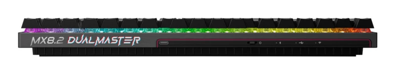 Image of Cherry CHERRY MX 8.2 Pro TMR Wireless keyboard Gaming USB + RF Wireless + Bluetooth AZERTY French Black G8E-3885HACAFR-2