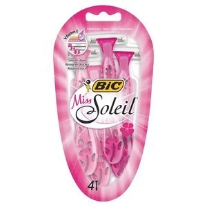 Image of BIC Miss Soleil Triple Blade Disposable Razor - x4